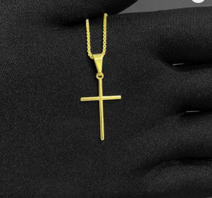 Corrente Dijon Masculina - Banhado a Ouro 70cm 18K Com Pingente