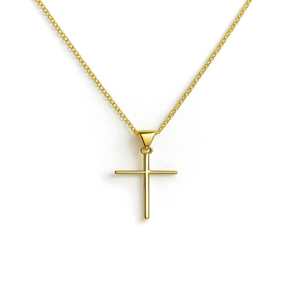 Corrente Dijon Masculina - Banhado a Ouro 70cm 18K Com Pingente