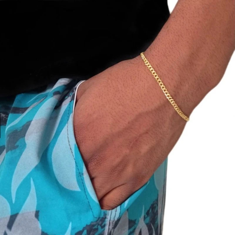 Conjunto Corrente Colare Pulseira - Kit 2 peças Colares e Pulseiras