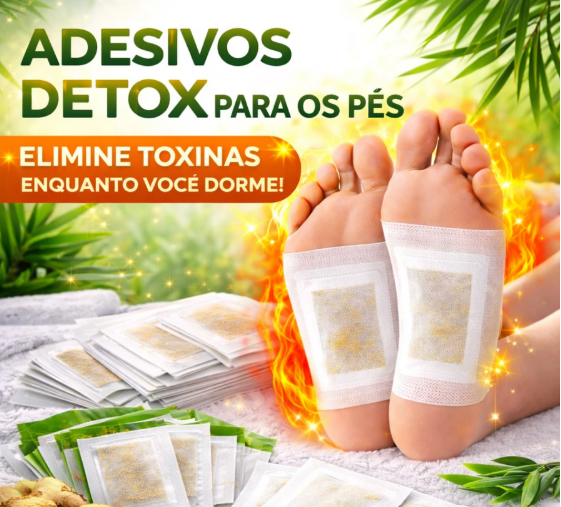 Premium Patches Naturais para Pés –  Adesivo de desintoxicação natural