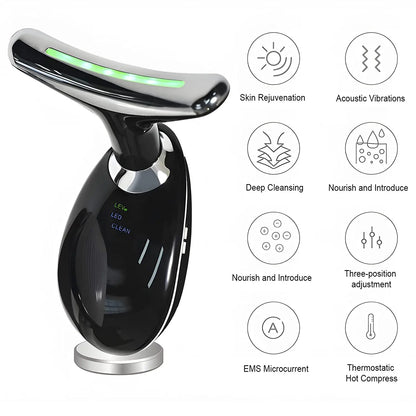 Factory Price Patent Product Hot Selling Face Neck Lifting Device Facial Beauty Massager Skin Care Tool Face Sculpting Wand