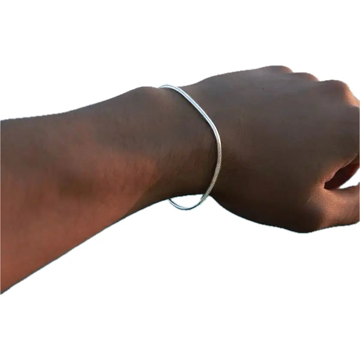 Pulseira de prata masculina