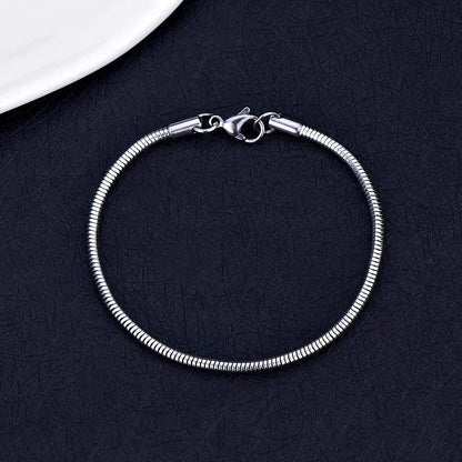 Pulseira de prata masculina