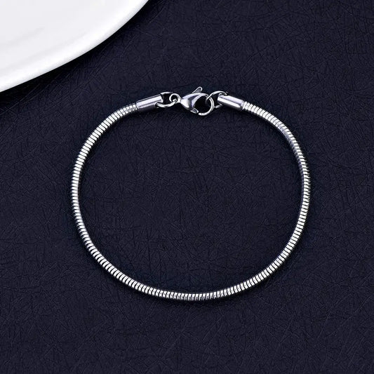 Pulseira de prata masculina