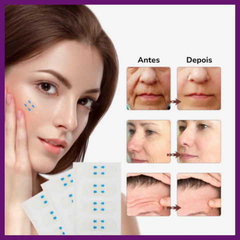Allutape - Adesivo efeito lifting facial em segundos